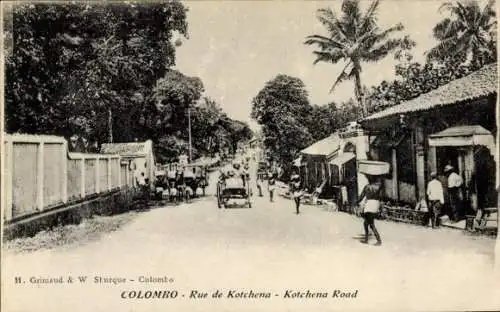 Ak Colombo Ceylon Sri Lanka, Kotchena-Road