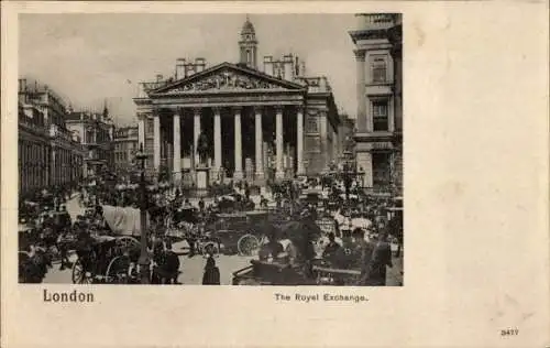 Ak London City England, Royal-Exchange