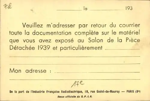 Ak Paris XVII., Rue des Dames, Labor R. Derveaux