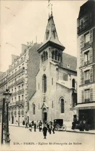 Ak Paris 17. Jahrhundert, Kirche St-Francois de Sales