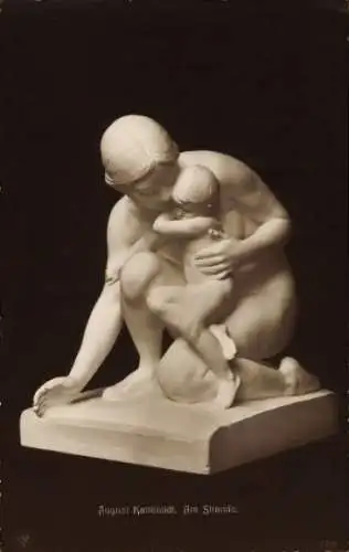 Ak Plastik von August Kattentidt, Am Strande