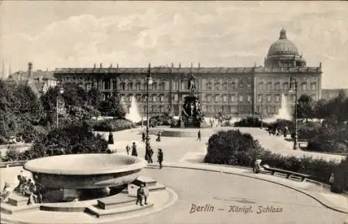 Ak Berlin Mitte, königliches Schloss