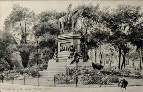 Ak Frankfurt am Main, Kaiser Wilhelm-Denkmal