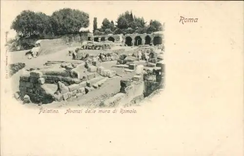Ak Roma Lazio, Avanzi della mura di Romolo