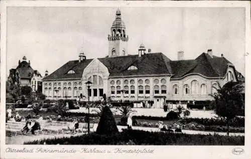 Ak Swinemünde Pommern, Ostseebad, Kurhaus und Konzertplatz