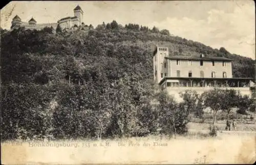 Ak Orschwiller Orschweiler Elsass Bas Rhin, Hohkönigsburg