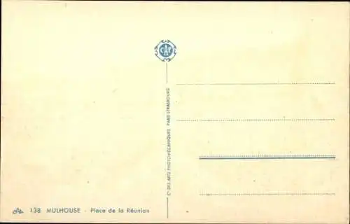 Ak Mulhouse Mülhausen Elsass Haut Rhin, Place de la Reunion