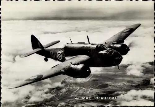 Ak Britisches Militärflugzeug, Royal Air Force, Bristol Beaufort
