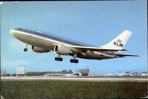 Ak Passagierflugzeug, Flughafen, Airbus, KLM