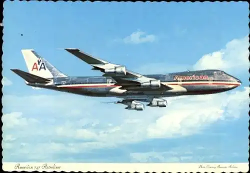 Ak Passagierflugzeug American 747 Astroliner
