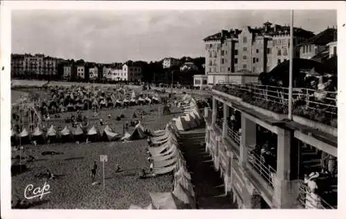 Ak Saint Jean de Luz Pyrénées Atlantiques, Strand