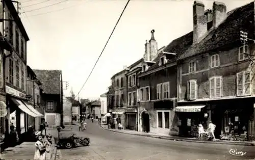 Ak Jussey Haute Saône, Rue Gambetta