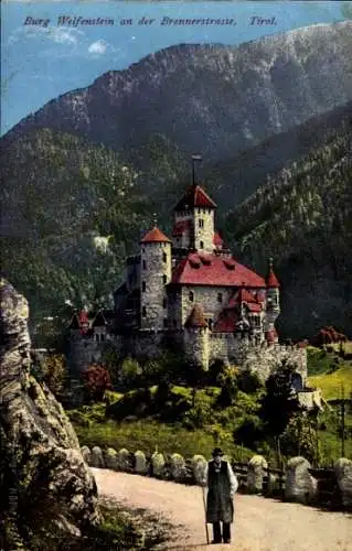 Ak Freienfeld Campo di Trens Südtirol, Schloss Welfenstein