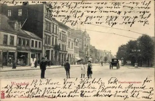 Ak Hamburg Wandsbek, Hamburger Straße