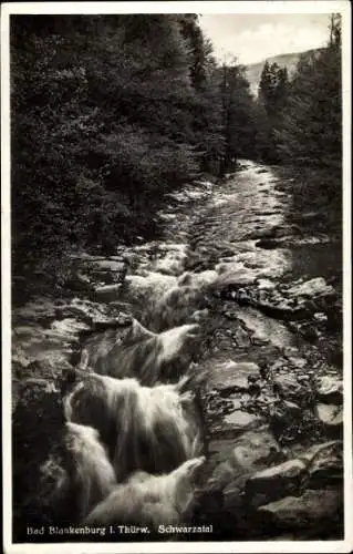 Ak Bad Blankenburg in Thüringen, Schwarzatal, Bach