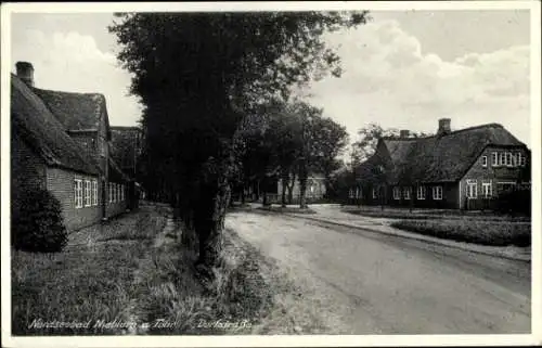 Ak Nieblum auf der Insel Föhr Nordfriesland, Dorfstraße