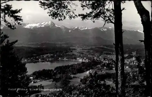 Ak Velden am Wörthersee in Kärnten, Panorama, Mittagskogel