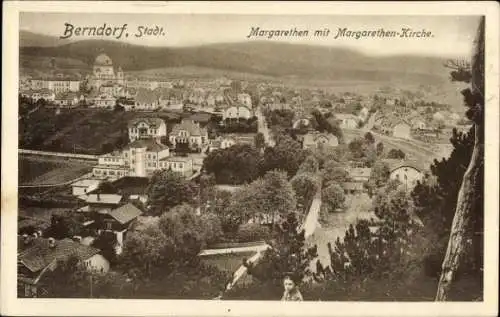 Ak Berndorf an den Triesting Niederösterreich, Margarethen, Margarethen-Kirche