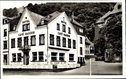 Ak St. Goar am Rhein, Hotel Weinhaus Cafe Hauser