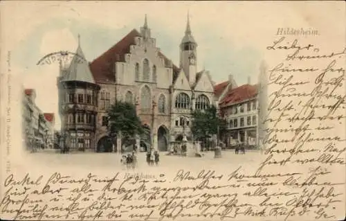 Ak Hildesheim in Niedersachsen, Rathaus