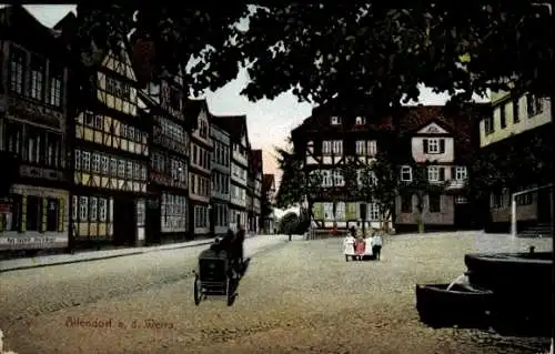 Ak Bad Sooden Allendorf an der Werra Hessen, Fachwerkhäuser