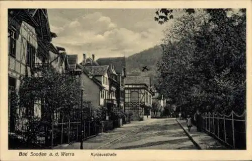 Ak Bad Sooden Allendorf an der Werra Hessen, Kurhausstraße