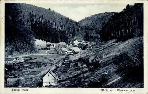 Ak Zorge Walkenried im Harz, Blick vom Glockenrturm