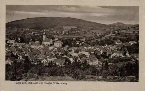 Ak Bad Brückenau im Sinntal Unterfranken, Kloster Volkersberg, Panorama