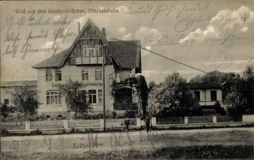 Ak Oberbeisheim Knüllwald in Hessen, Gasthaus Waldschlösschen