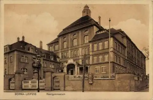 Ak Borna in Sachsen, Realgymnasium