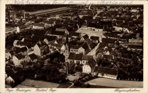 Ak Regis Breitingen Landkreis Leipzig Sachsen, Fliegeraufnahme