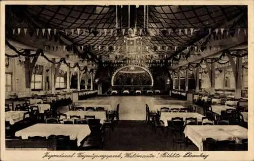 Ak Böhlitz Ehrenberg Leipzig in Sachsen, Vergnügungspark Waldmeister, Jugendsaal