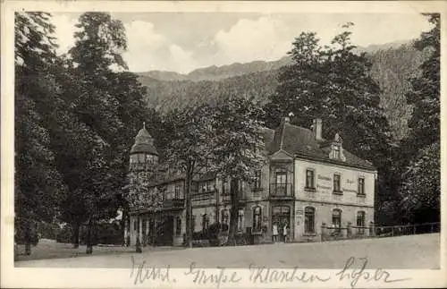 Ak Neustadt an der Orla, Gasthaus, Logierhaus Zur Sachsenburg