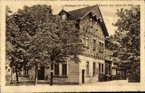 Ak Greiz in Thüringen, Ansicht vom Waldhaus