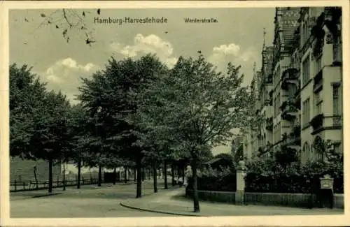 Ak Hamburg Eimsbüttel Harvestehude, Werderstraße