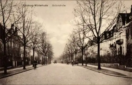 Ak Hamburg Nord Winterhude, Gellertstraße