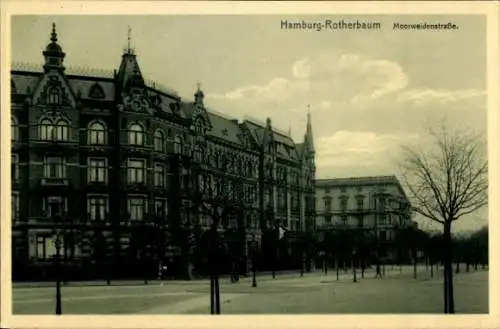 Ak Hamburg Eimsbüttel Rotherbaum, Moorweidenstraße