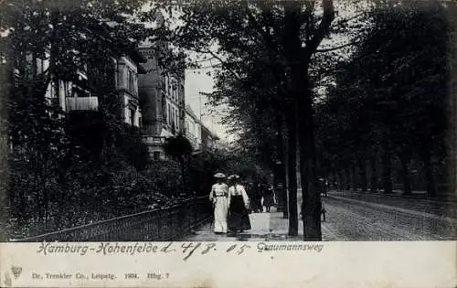 Ak Hamburg Hohenfelde, Graumannsweg