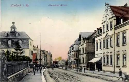 Ak Limbach Oberfrohna in Sachsen, Chemnitzer Straße