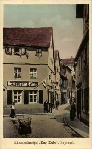 Ak Bayreuth in Oberfranken, Restaurant Eule