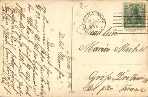 Ak Gera in Thüringen, Ostschule