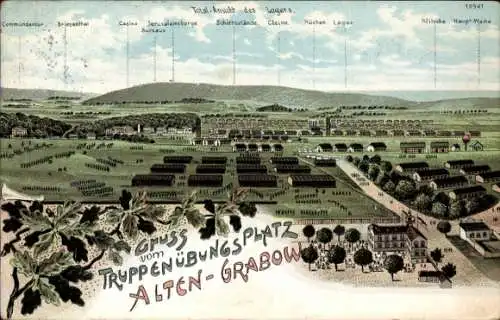 Litho Altengrabow Möckern in Sachsen Anhalt, Truppenübungsplatz