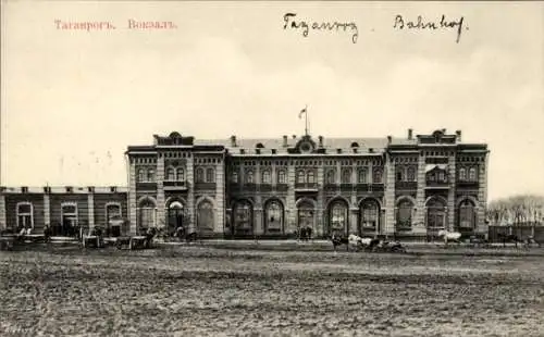 Ak Taganrog Russland, Bahnhof