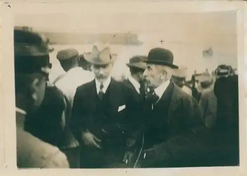 Foto Casablanca Marokko, Rückkehr von General Lyautey zum Maree, 1913