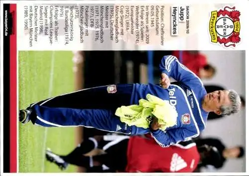 Ak Fußball, Jupp Heynckes, Bayer Leverkusen, Autogramm