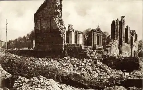 Ak Rethel Ardennes, Staatliches Gebäude, Kriegszerstörungen, I. WK