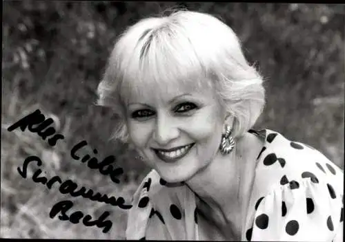 Ak Schauspielerin Susanne Beck, Portrait, Autogramm