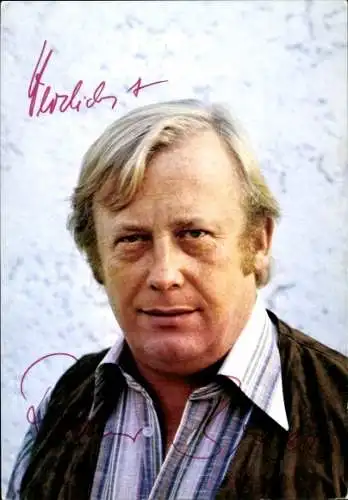 Ak Schauspieler Rainer Basedow, Portrait, Autogramm