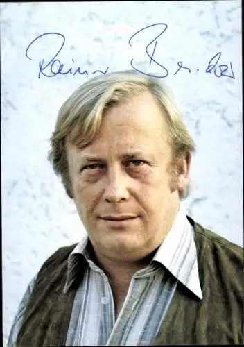 Ak Schauspieler Rainer Basedow, Portrait, Autogramm