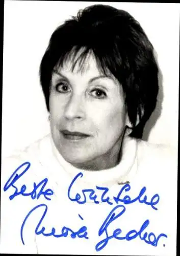 Ak Schauspielerin Maria Becker, Portrait, Autogramm